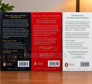 Dairy of a CEO, 48 Laws of Power, Physiology of Money