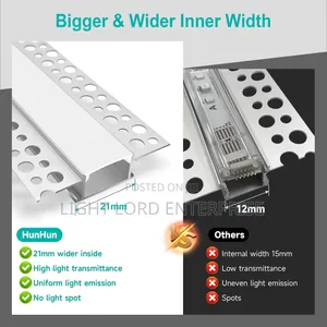 Compatible Surface/Conduit Aluminum Profiles Channel 10feet