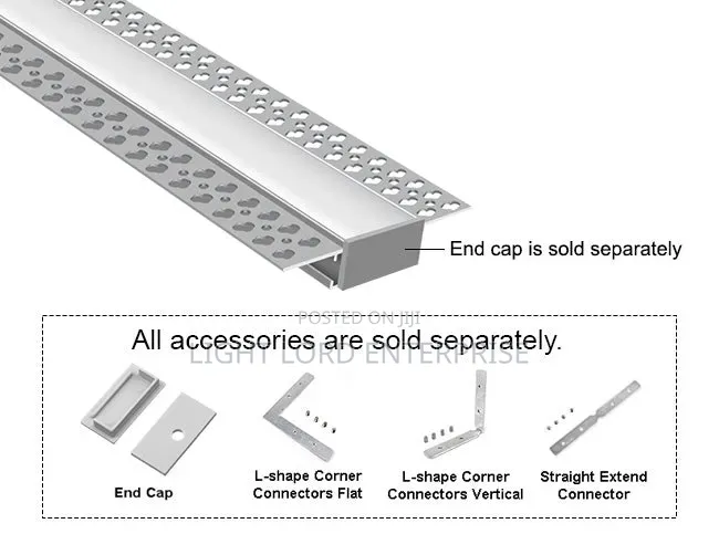 Compatible Surface/Conduit Aluminum Profiles Channel 10feet