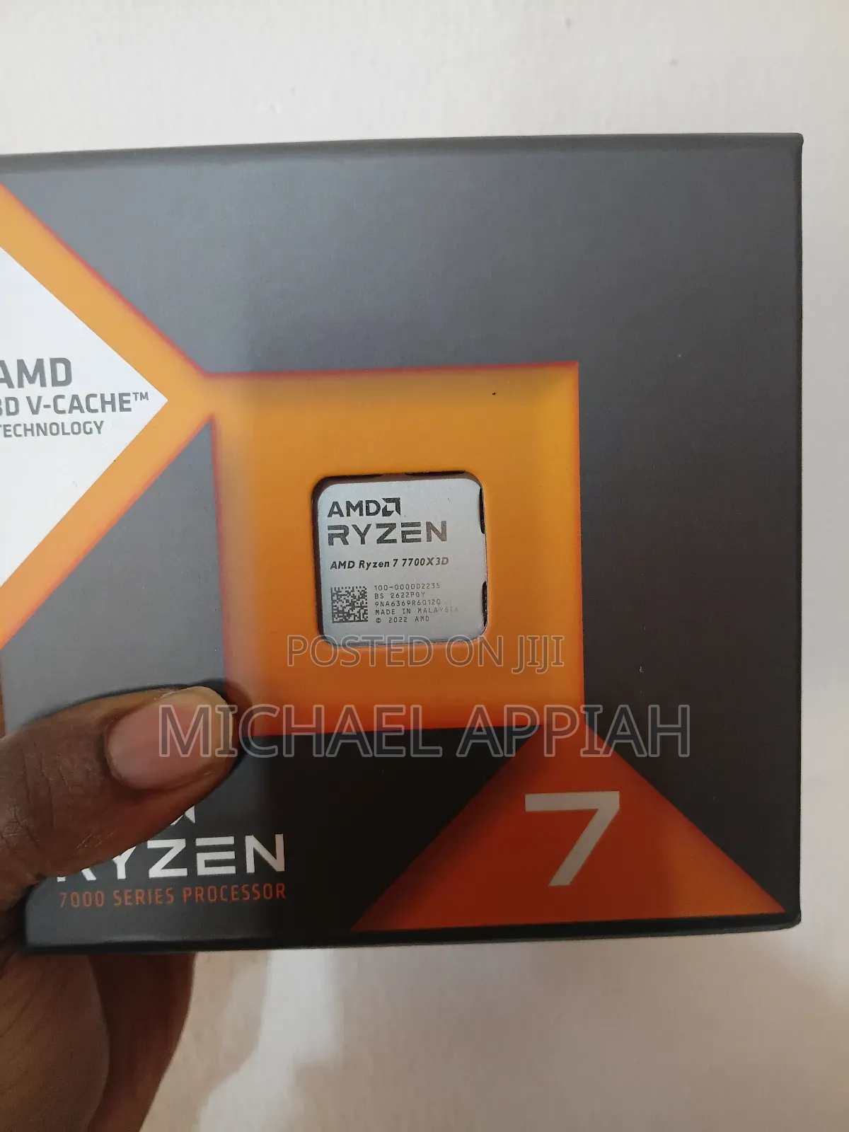 AMD Ryzen 7 7700x3d AM5 Socket CPU 2026