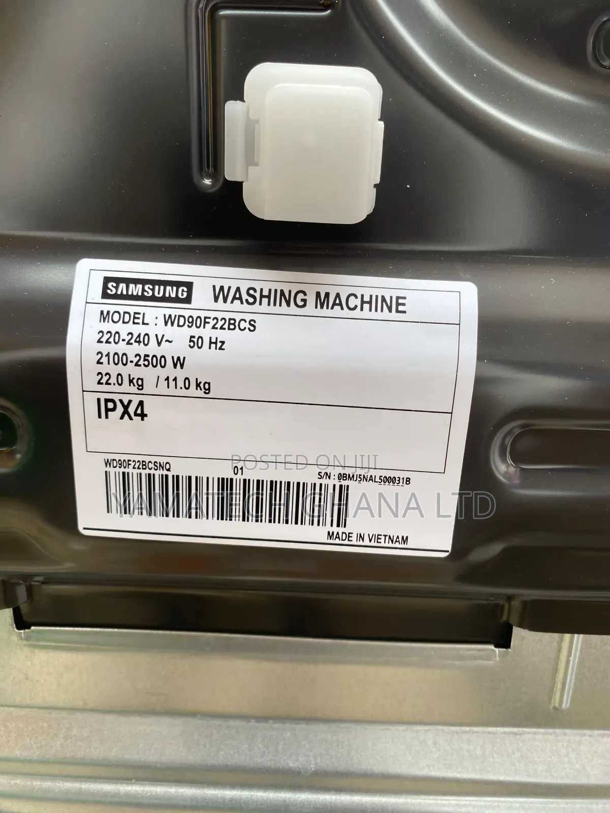 Samsung 22kg/11kg Dryer Front Load Commercial Laundry Washing Machine