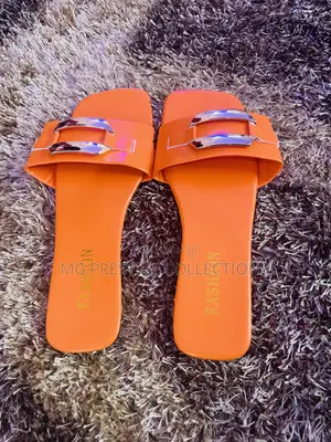 Orange Flat Sandal