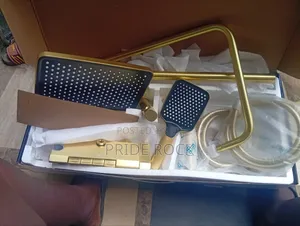 Quality Gold Four in One Shower Pole