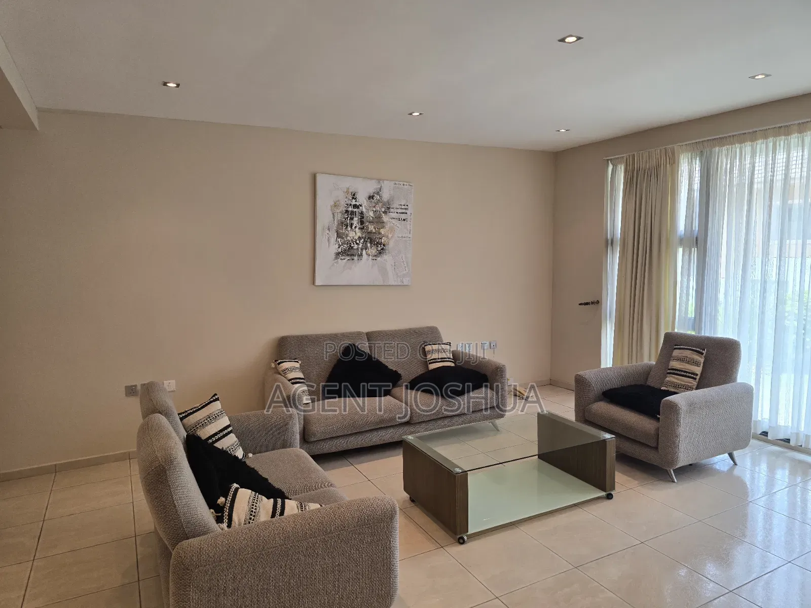 Furnished 3bdrm Apartment in Regimanuel Estate, Spintex for rent