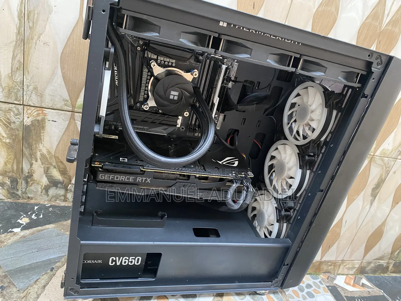 Full RGB Gaming Case + 7 RGB Fans and Uphere Intel Air Cooler