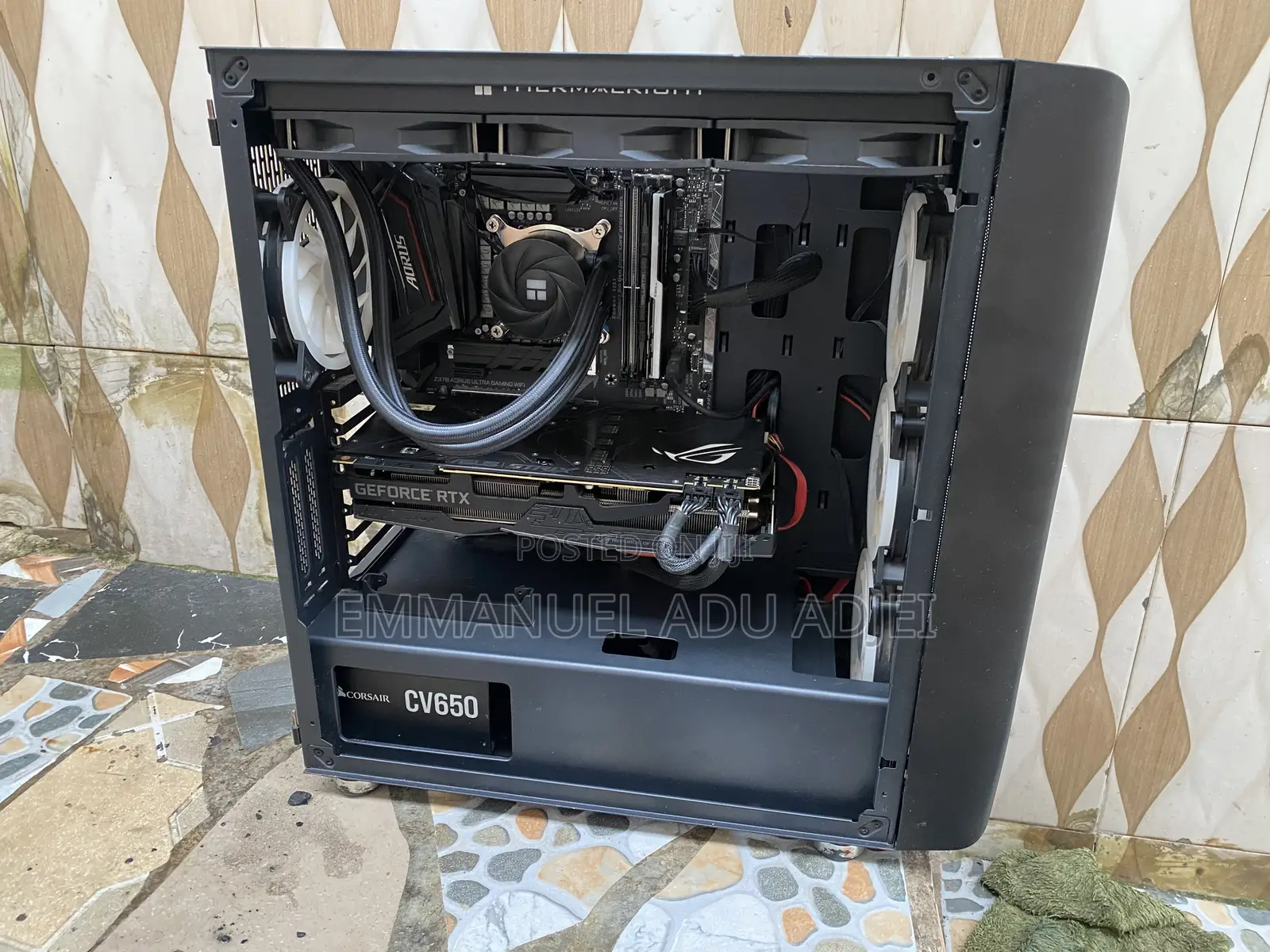 Full RGB Gaming Case + 7 RGB Fans and Uphere Intel Air Cooler