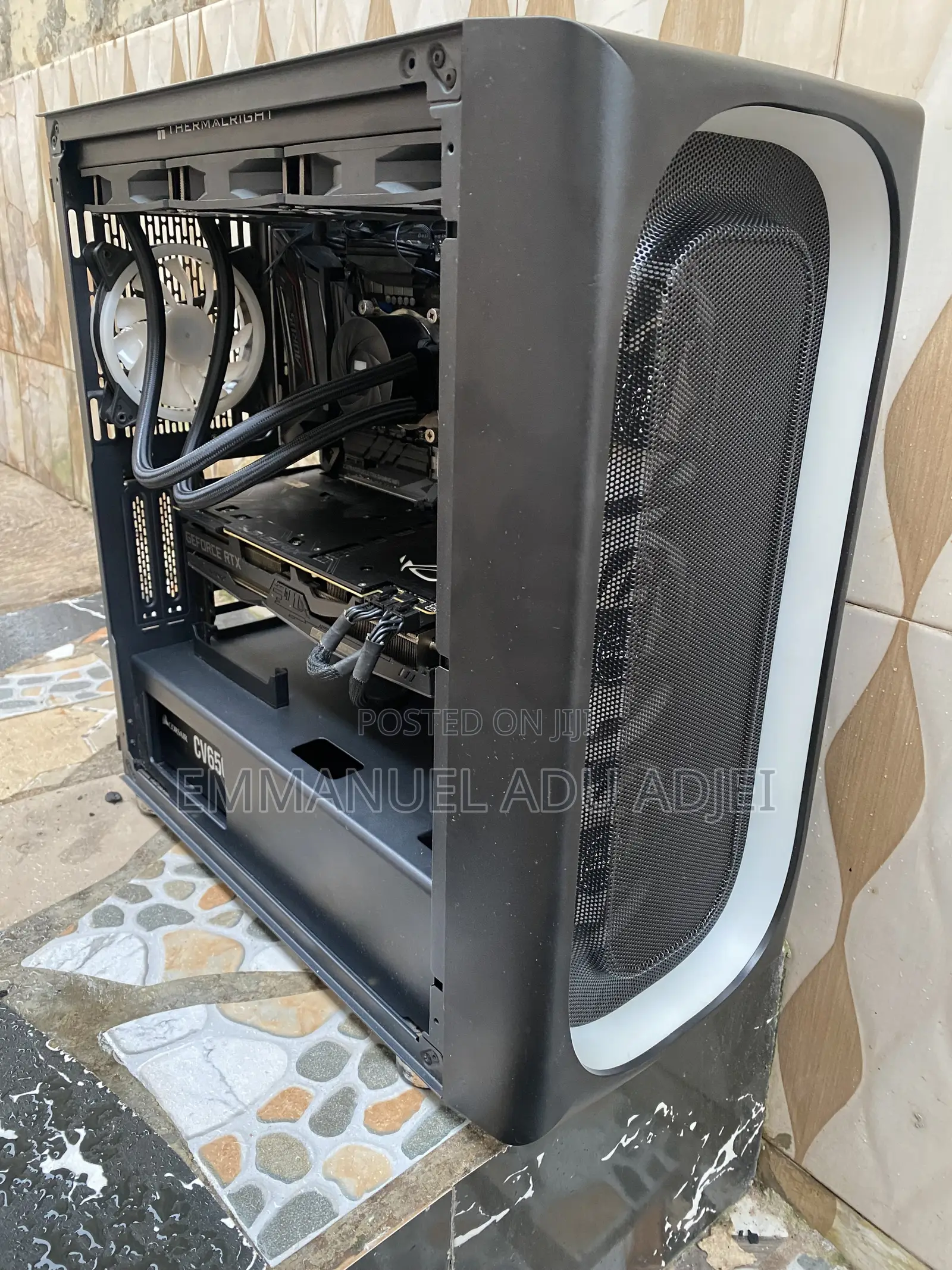 Full RGB Gaming Case + 7 RGB Fans and Uphere Intel Air Cooler