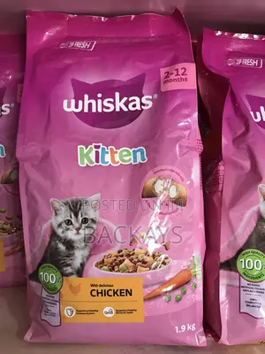 Whiskas Kitten Dry Food (2kg) - For Healthy Growth Development