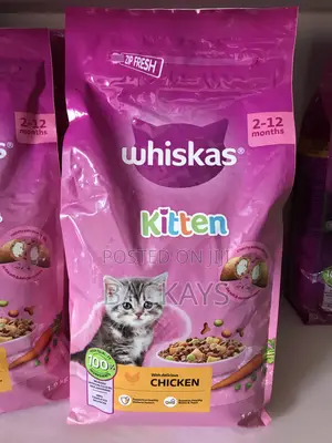Whiskas Kitten Dry Food (2kg) - For Healthy Growth Development