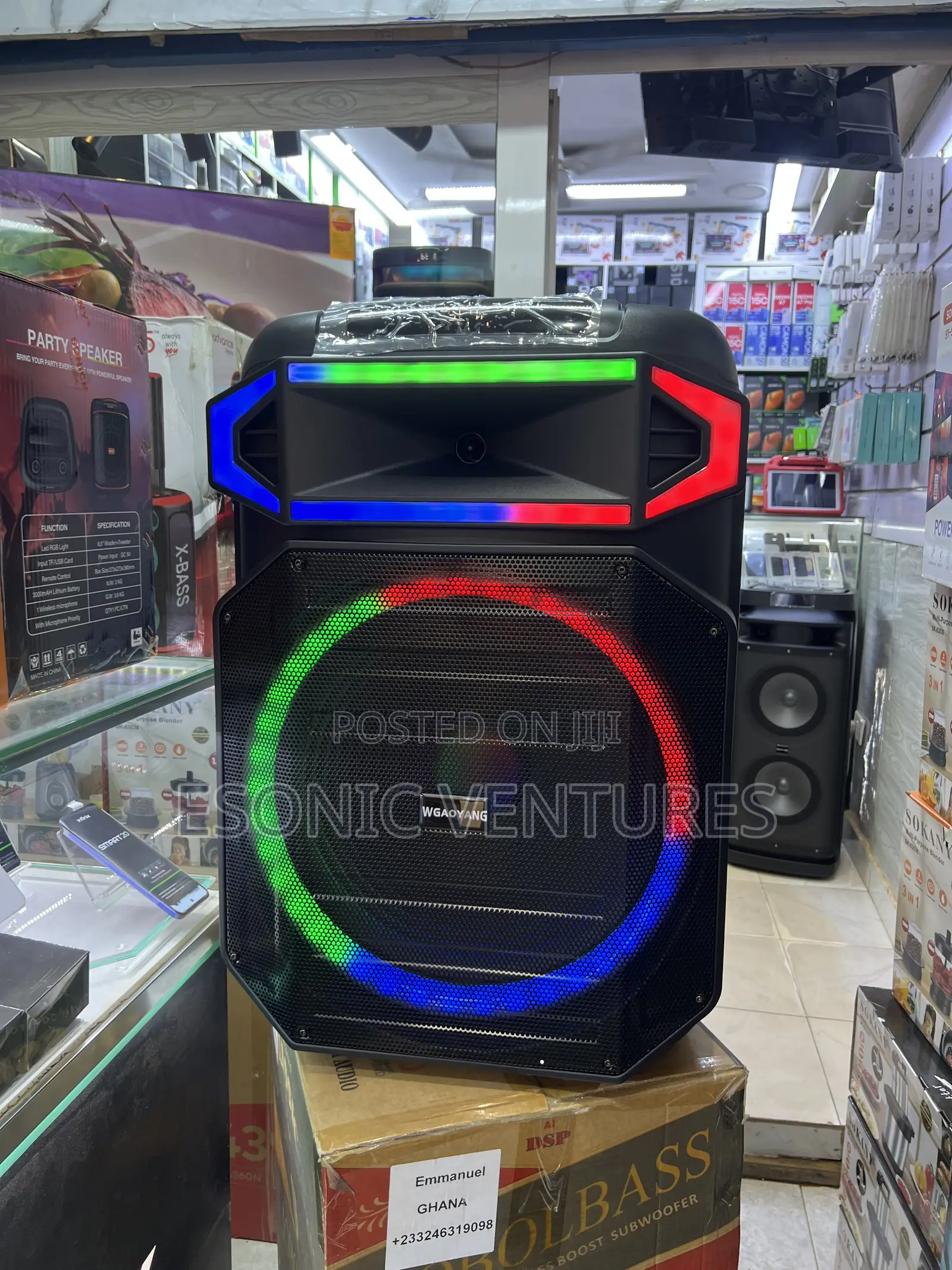 WGY 1820 Rechargeable Speaker 18 Inch