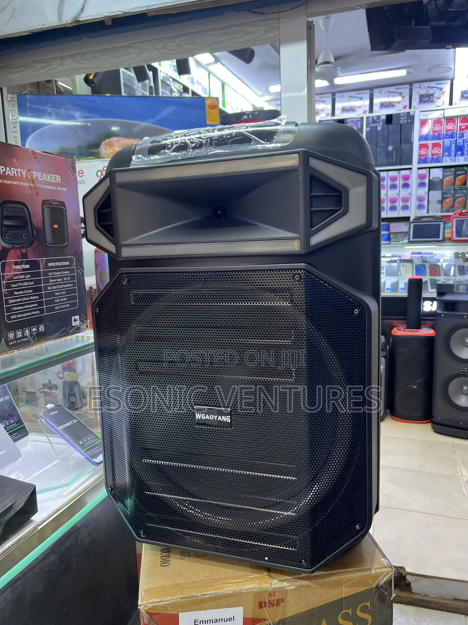 WGY 1820 Rechargeable Speaker 18 Inch