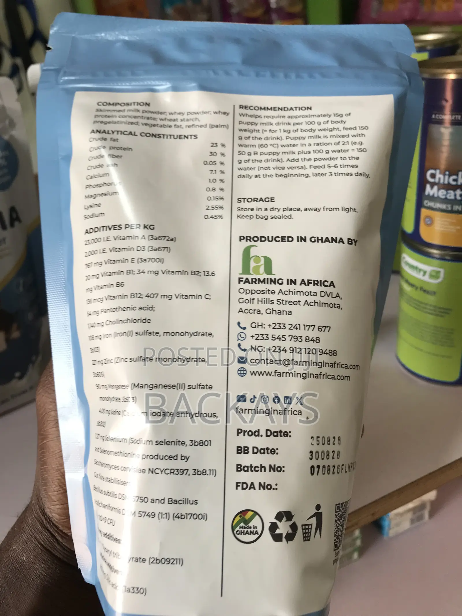 Semanhyia Puppy Milk Replacer