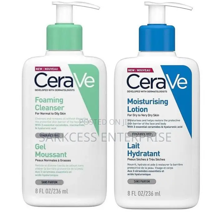 Cerave Moisturizing Lotion & Foaming Cleanser Fl Oz/ 236ml