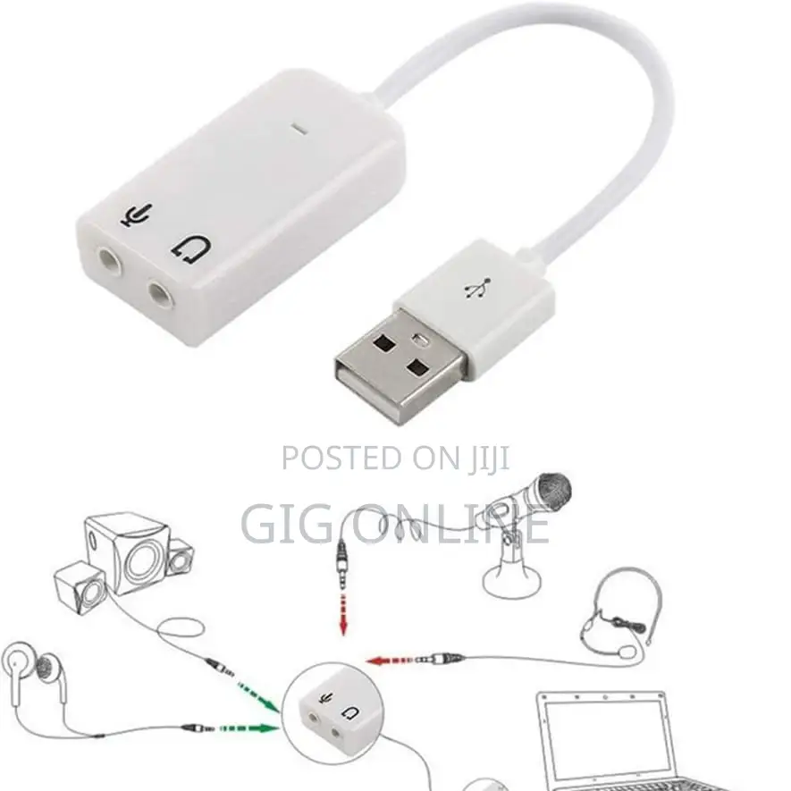 7.1 Channel USB Audio Sound Adapter
