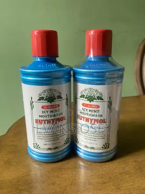 Original UK Euthymol Mouthwash 500ml 0% Alcohol