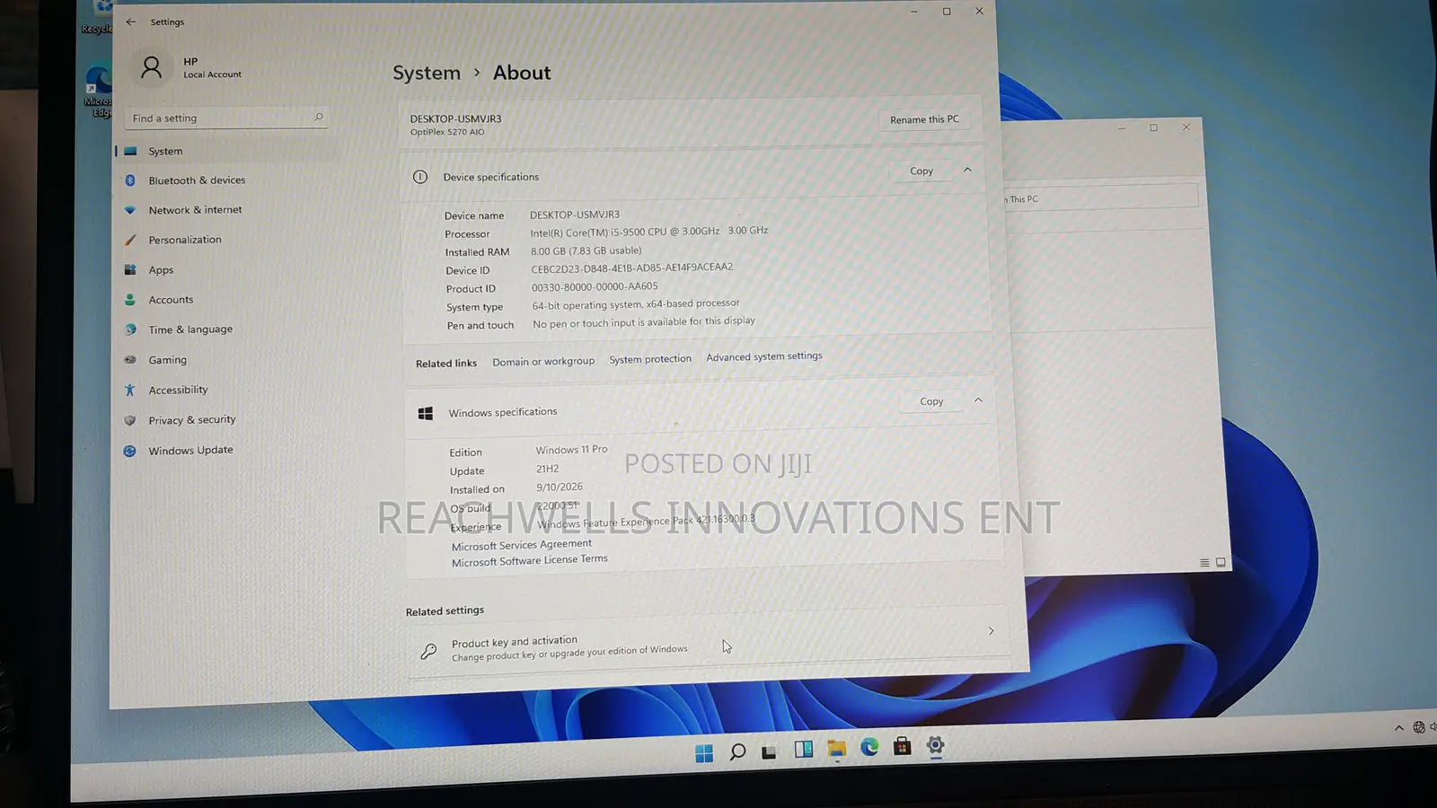 Desktop Computer Dell OptiPlex 5260 8GB Intel Core i5 HDD+SSD 640GB