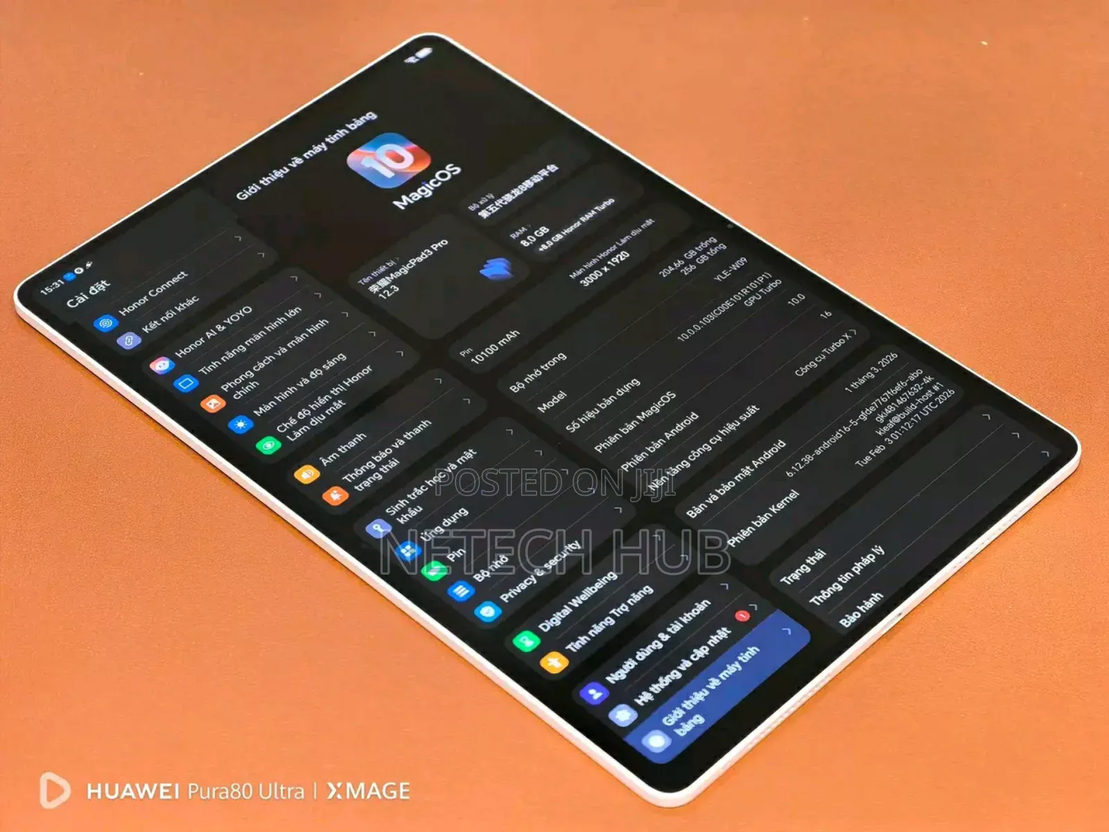 New Honor MagicPad 3 256 GB White