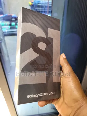New Samsung Galaxy S21 Ultra 5G 128 GB Black