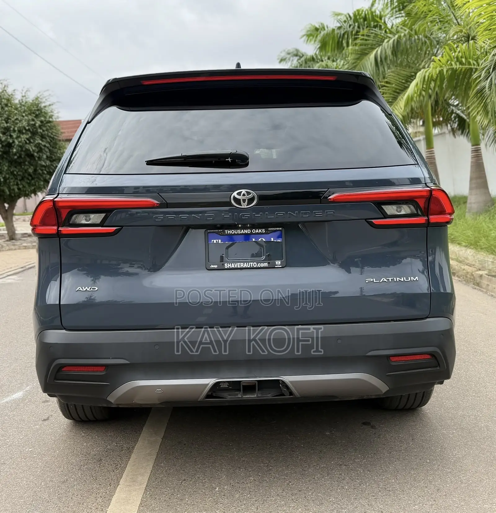 Toyota Highlander Platinum AWD 2024 Blue