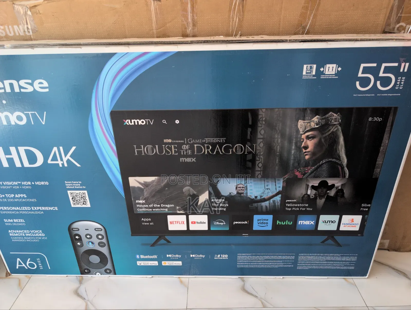 New Hisense Xumotv UHD4K 55 Inch