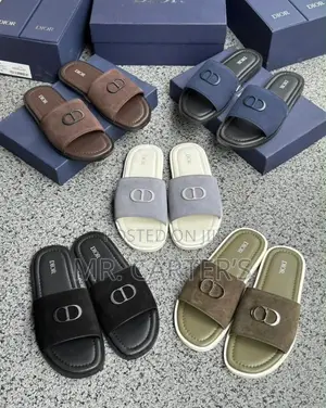 Dior CD Suede Slippers - All Colors Available With Box