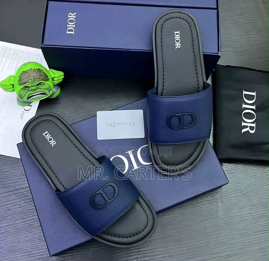 Dior CD Suede Slippers - All Colors Available With Box