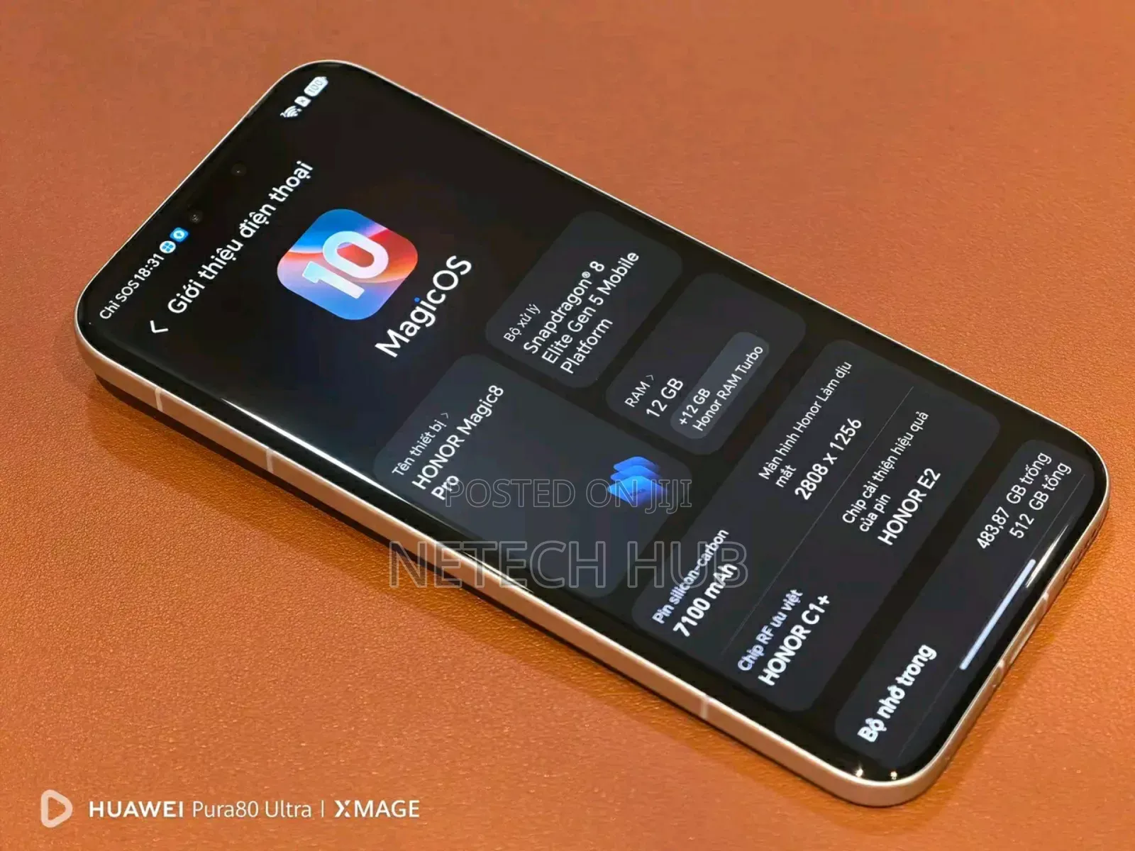 New Honor Magic8 Pro 512 GB Gray