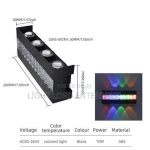 Romantic Transparent Led Wall Lamp Muiti Color