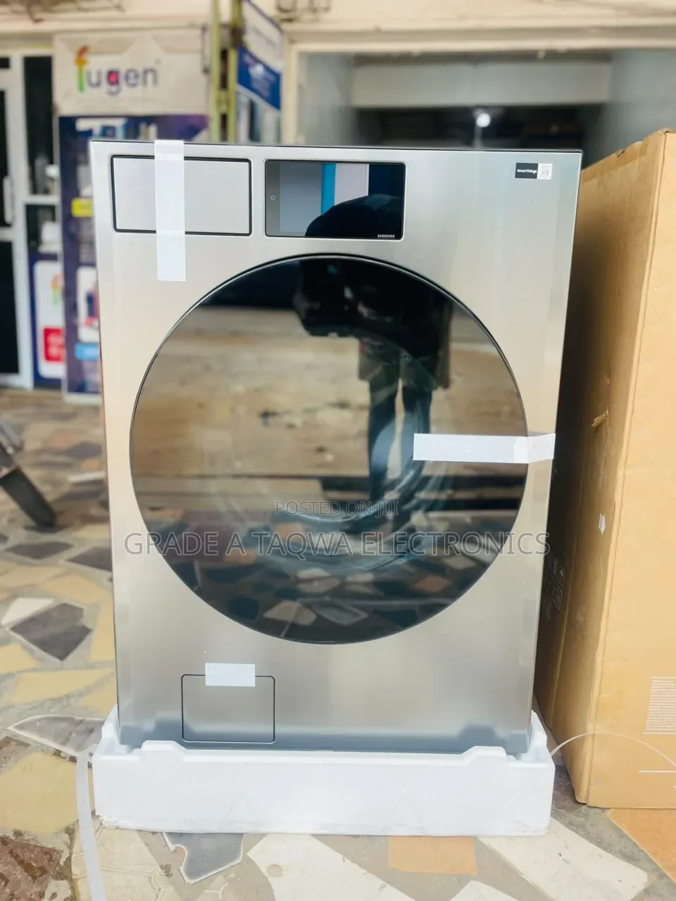Extra Large Loads Samsung 22-Kg Front-Load Wash-Dry Washing Machine