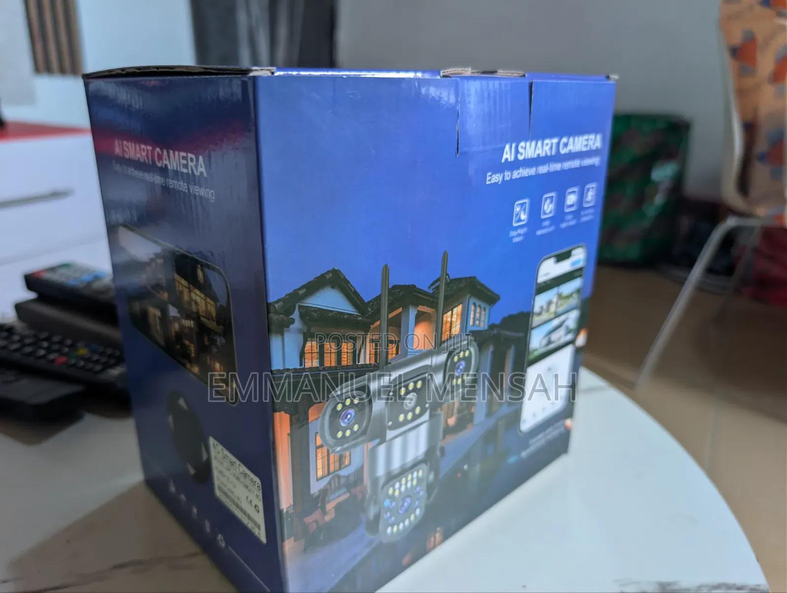 4G 3 Lens Smart AI CCTV Camera
