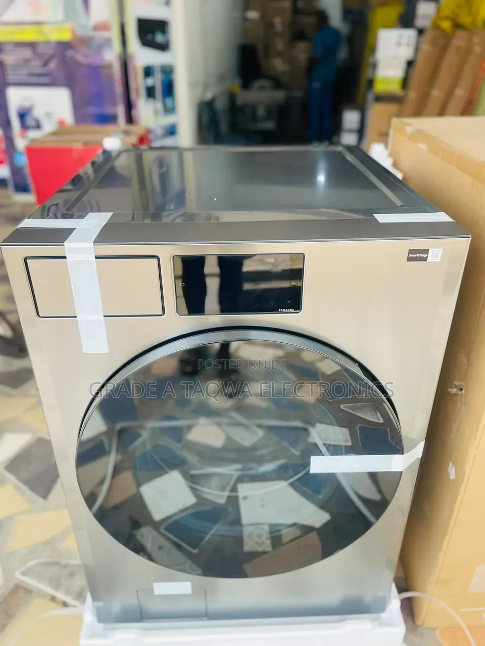 Front-Load Design Samsung 22-Kg Wash and Dry Washing Machine