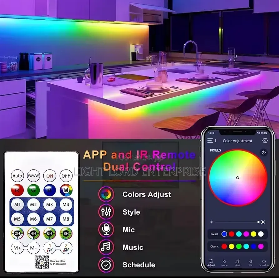 Customise 5meters Smart App Control Muiti Color