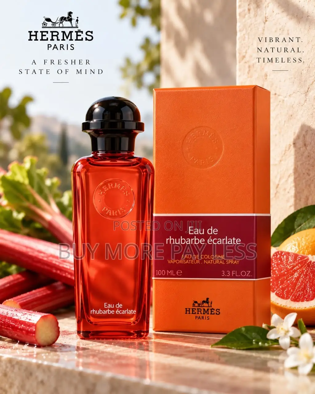 Hermès Eau De Rhubarbe Écarlate
