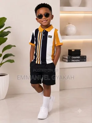 Boys Stripe Lacoste
