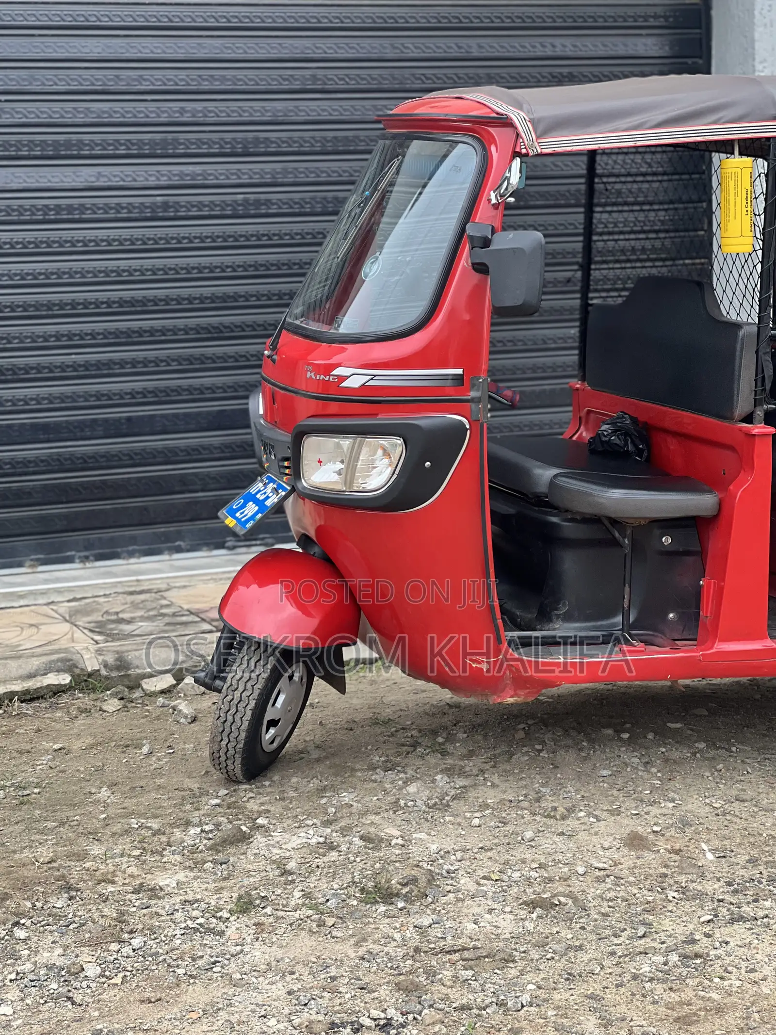 TVS King Deluxe Plus iTouch Start 2025 Red