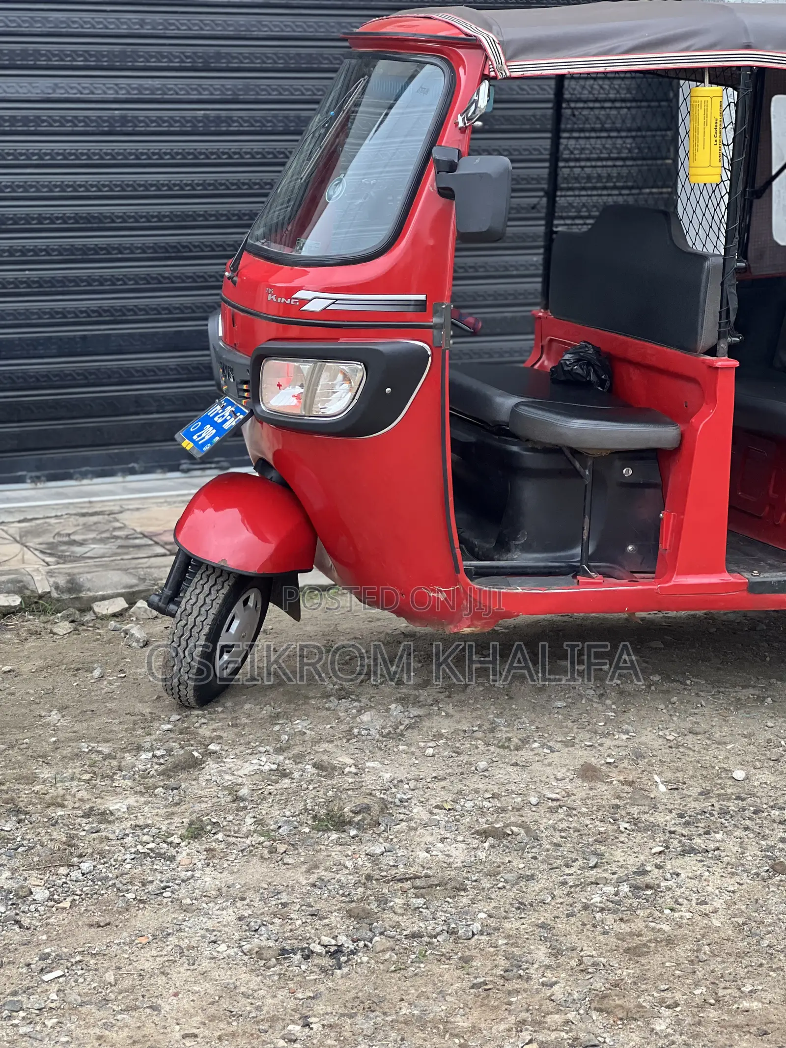 TVS King Deluxe Plus iTouch Start 2025 Red