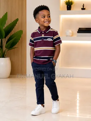 Boys Stripe Lacoste