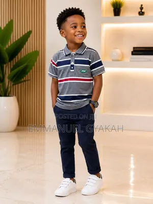 Boys Stripe Lacoste