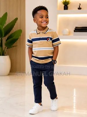 Boys Stripe Lacoste