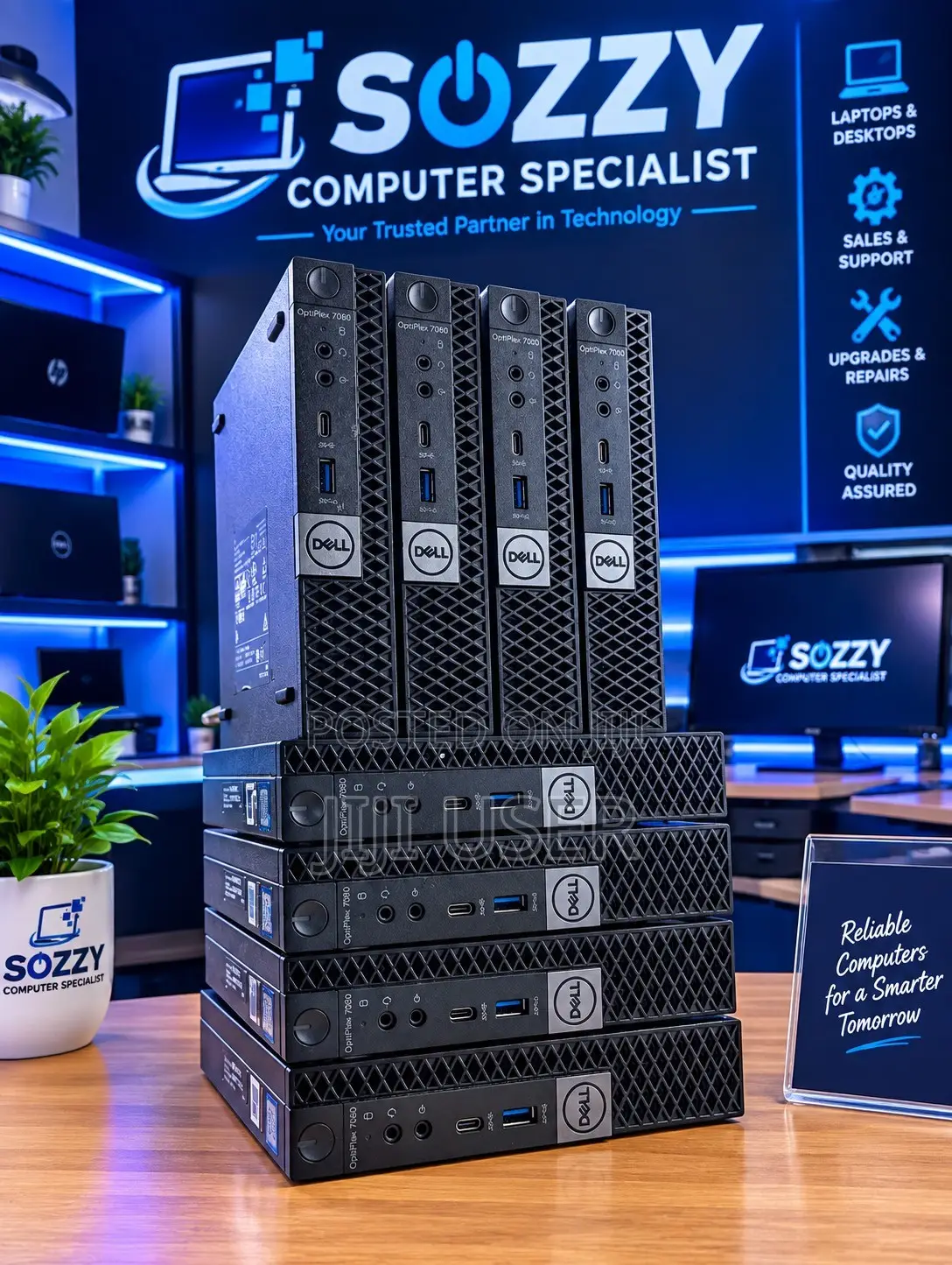 Desktop Computer Dell OptiPlex 7060 8GB Intel Core i7 SSD 256GB
