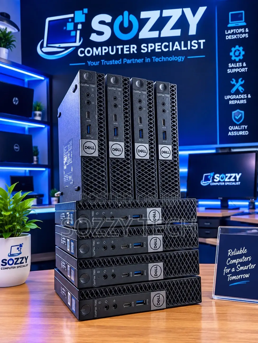 Desktop Computer Dell OptiPlex 7060 8GB Intel Core i7 SSD 256GB