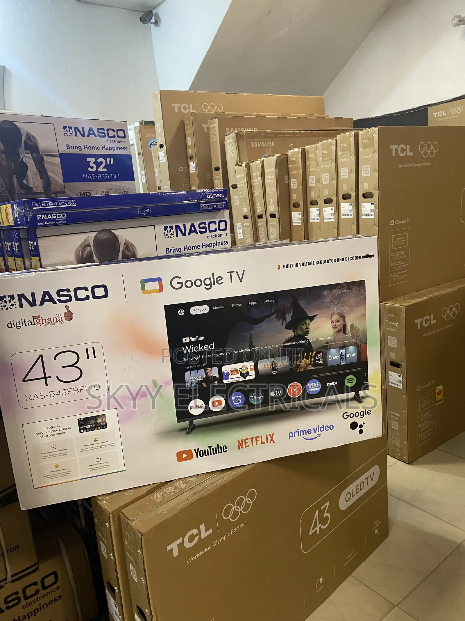 Nasco 43 Smart Satellite TV New