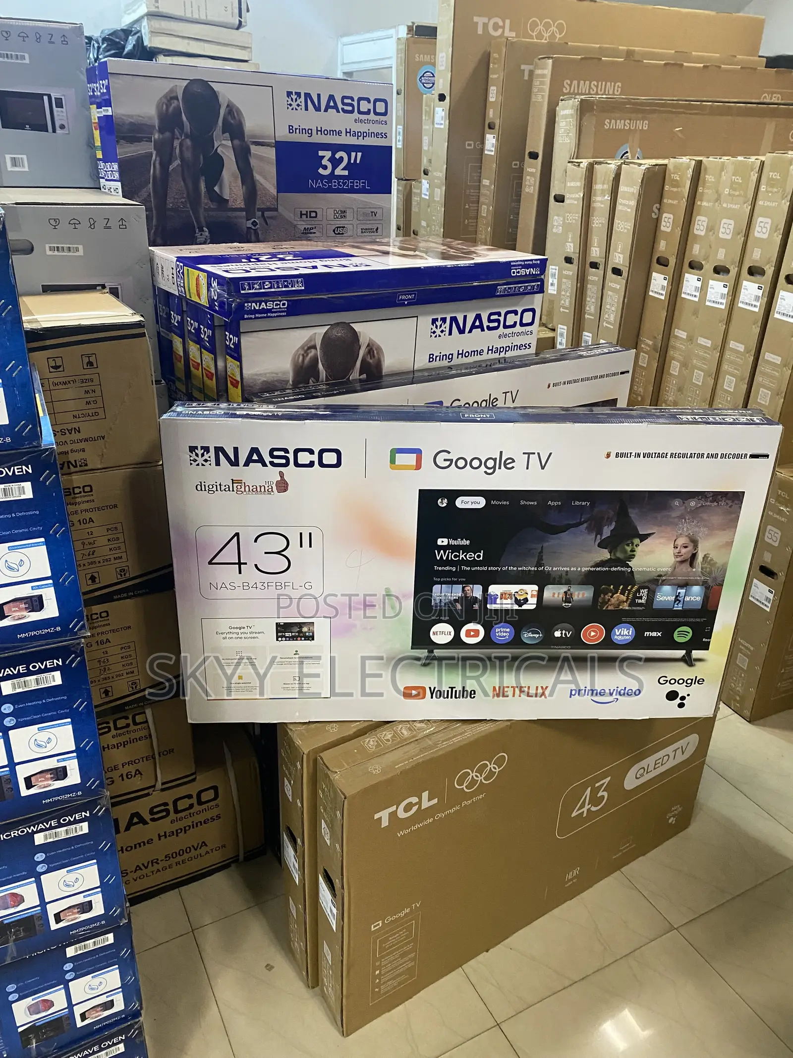 Nasco 43 Smart Satellite TV New
