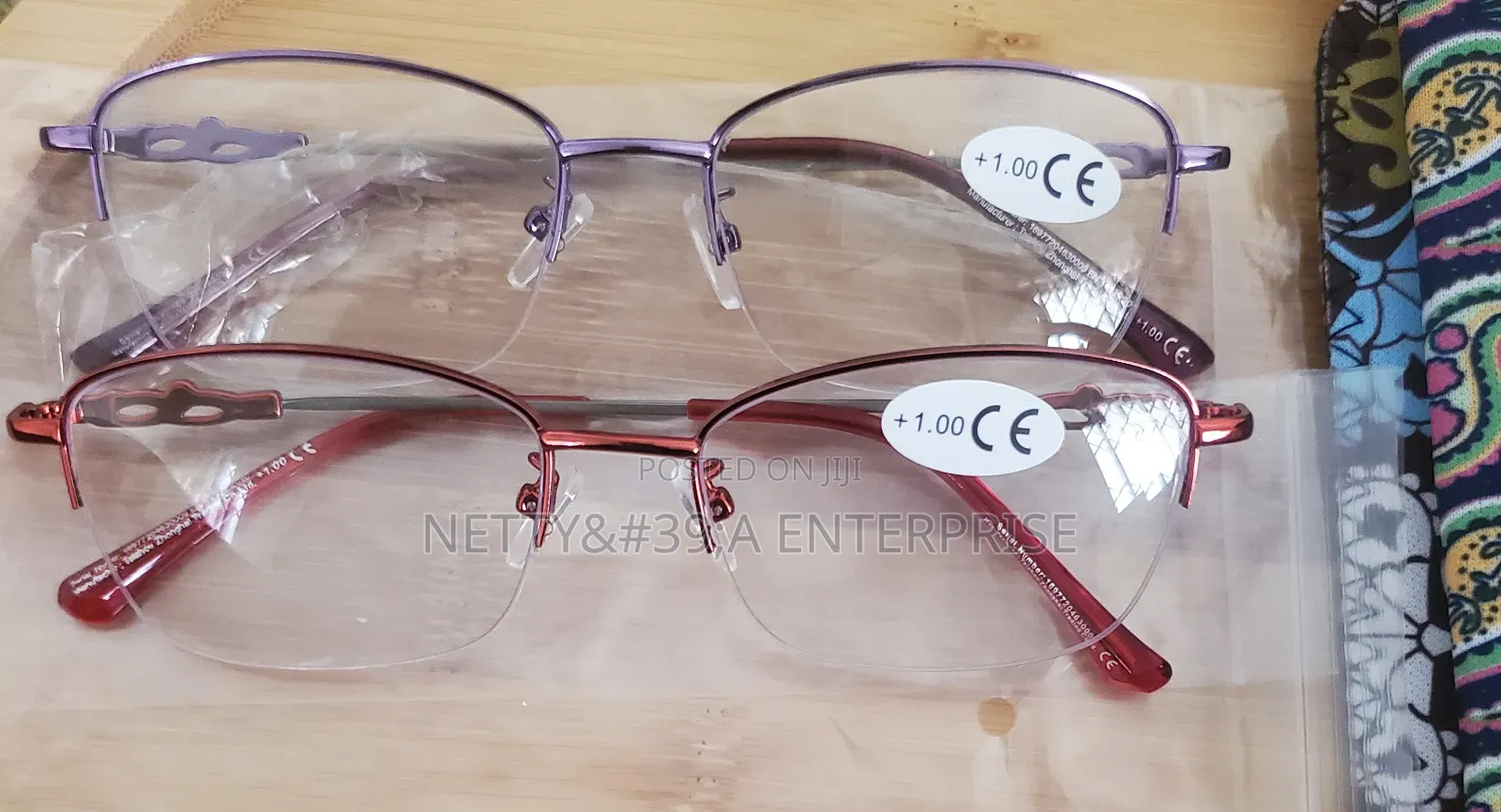 Ladies Semi Rimless Reading Glasses(+1.0)