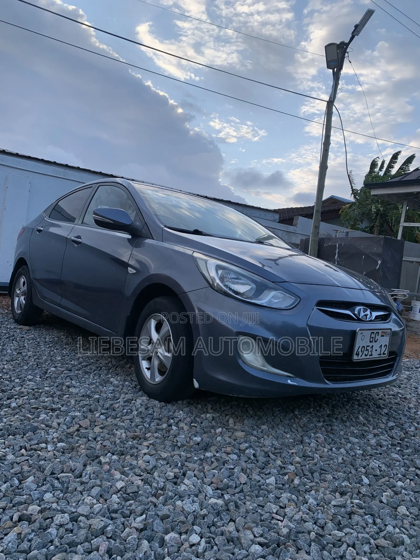 Hyundai Accent GLS 2012 Gray