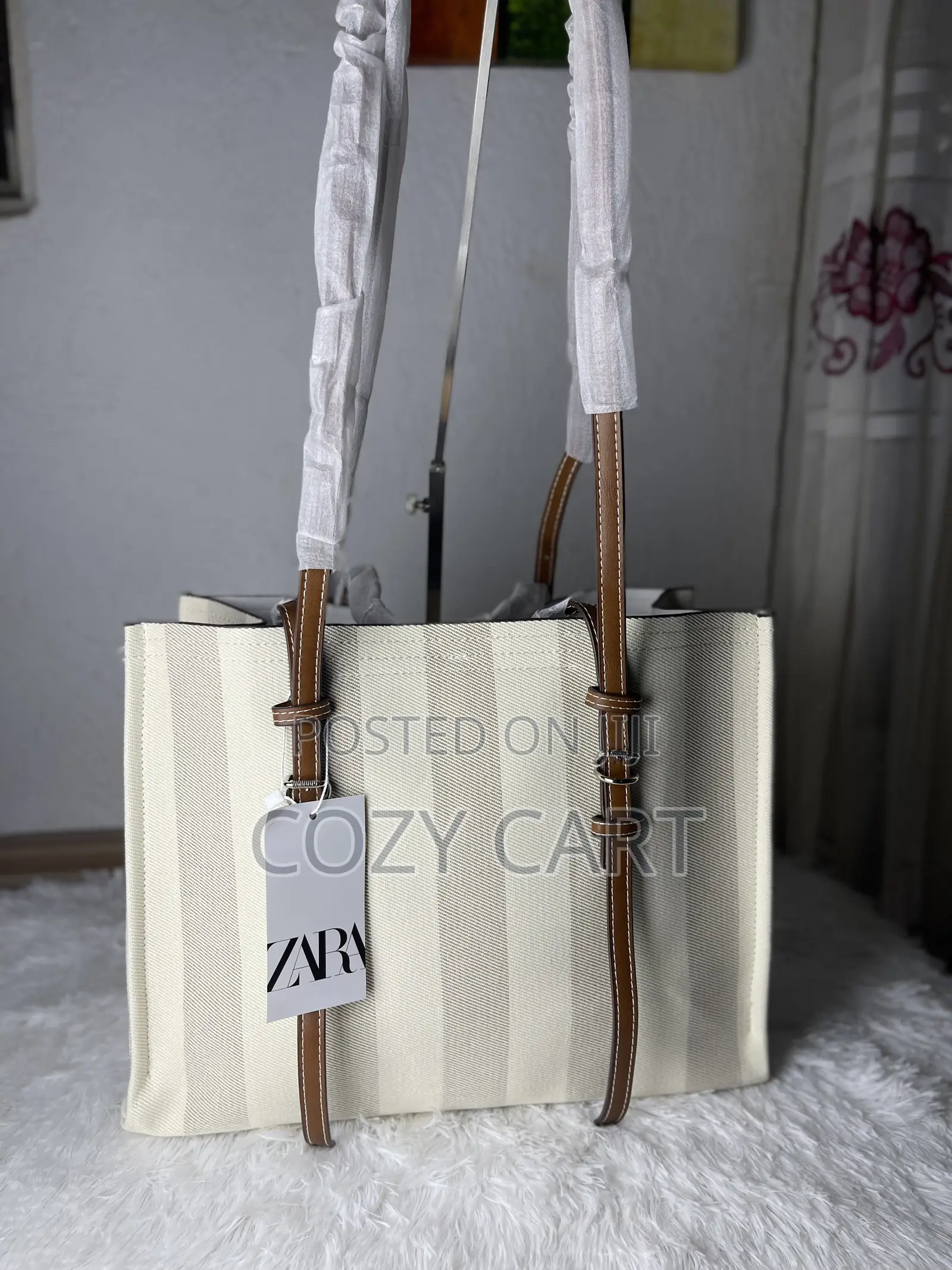 Traveling Leather Totebag