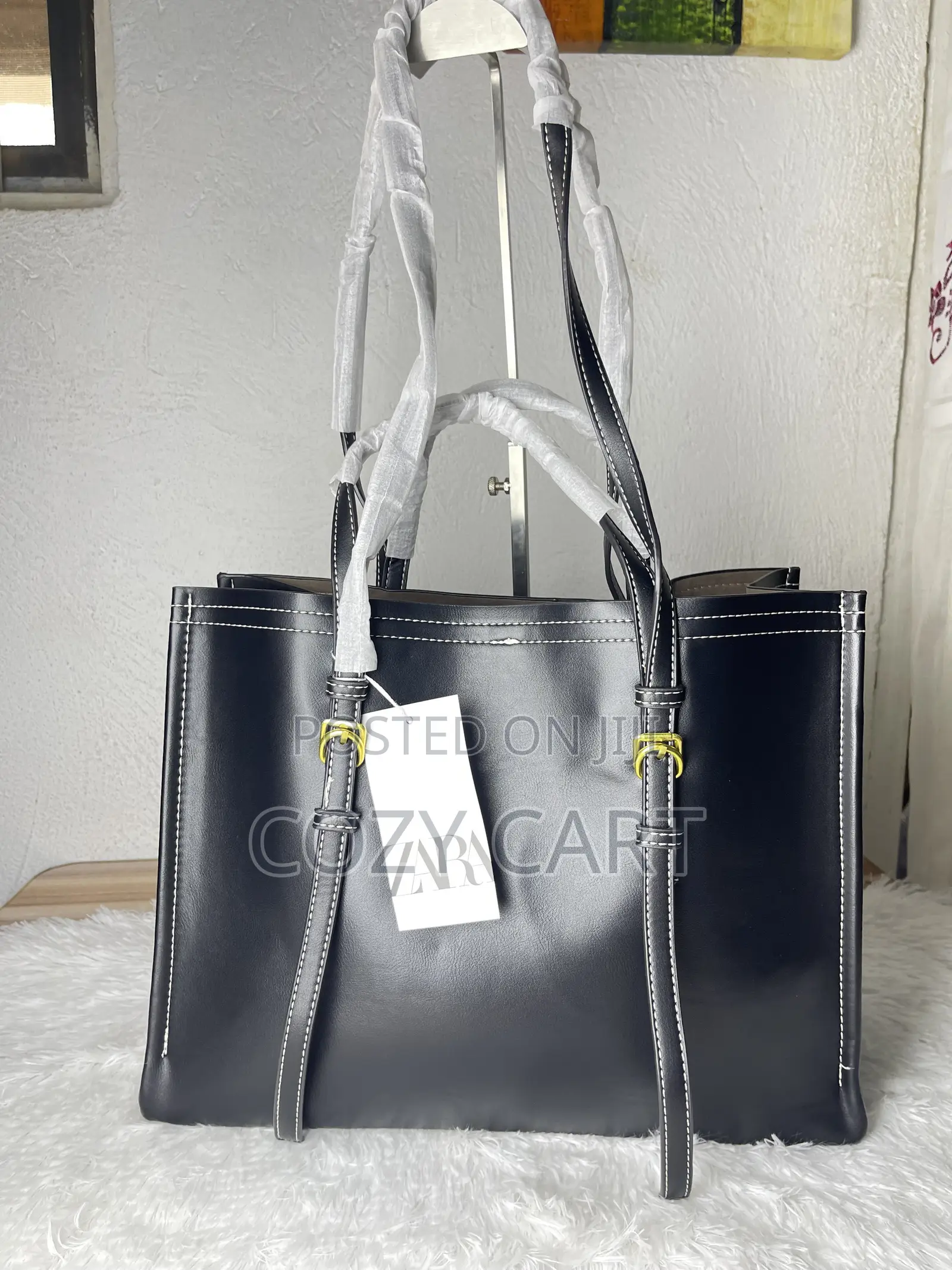 Traveling Leather Totebag