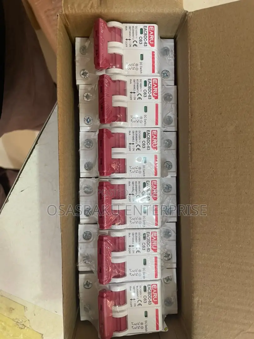 63a 1000v 2-Pole Dc MCB