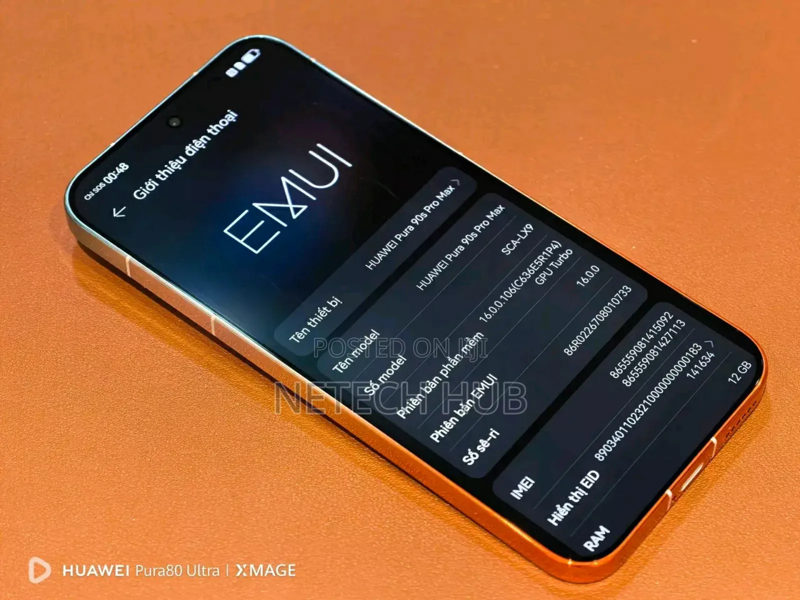 New Huawei Pura 90s Pro Max 512 GB Orange