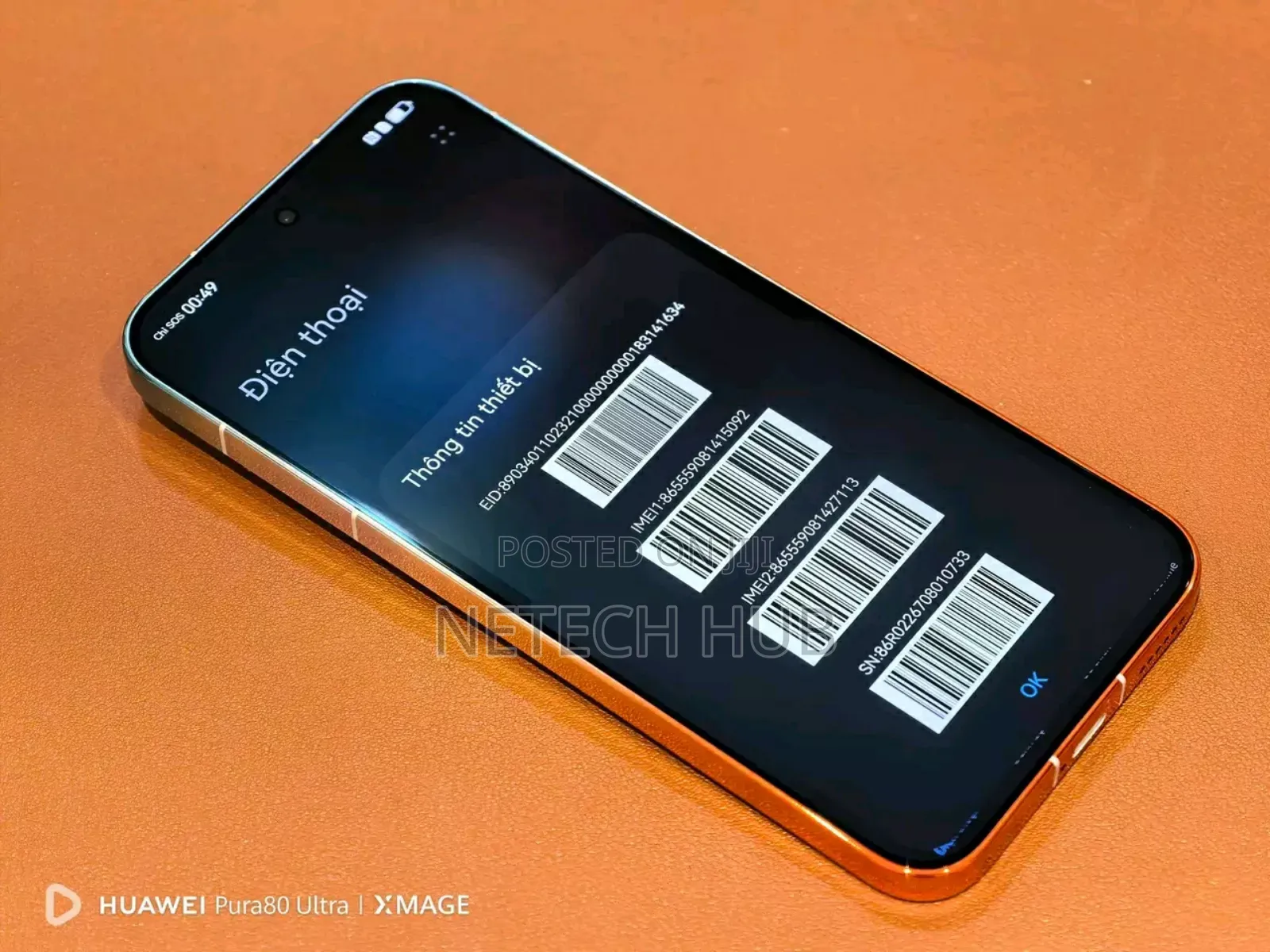 New Huawei Pura 90s Pro Max 512 GB Orange